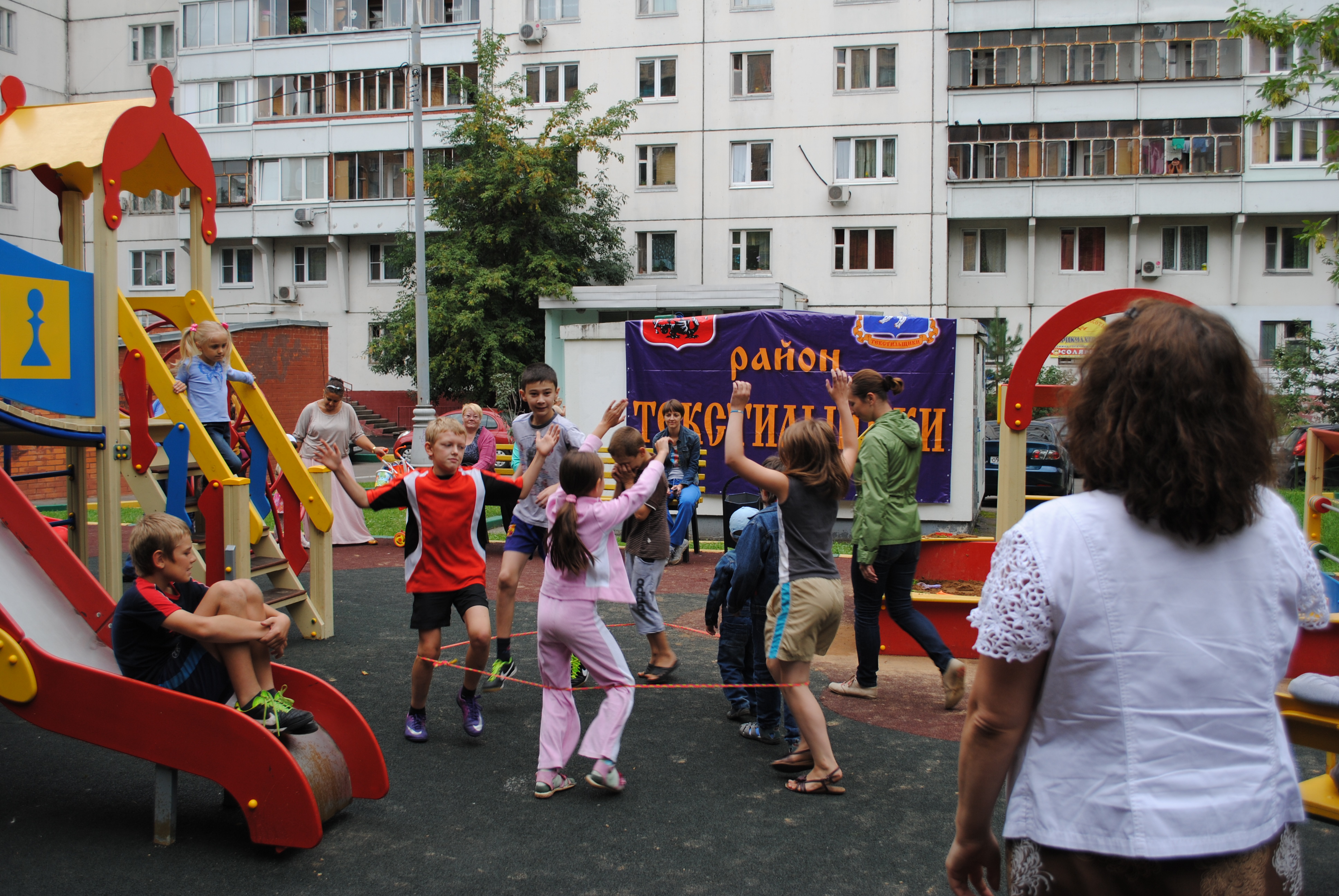 15.08.13 Открытие детской площадки по адресу: ул. Люблинская, д. 47,д. 51