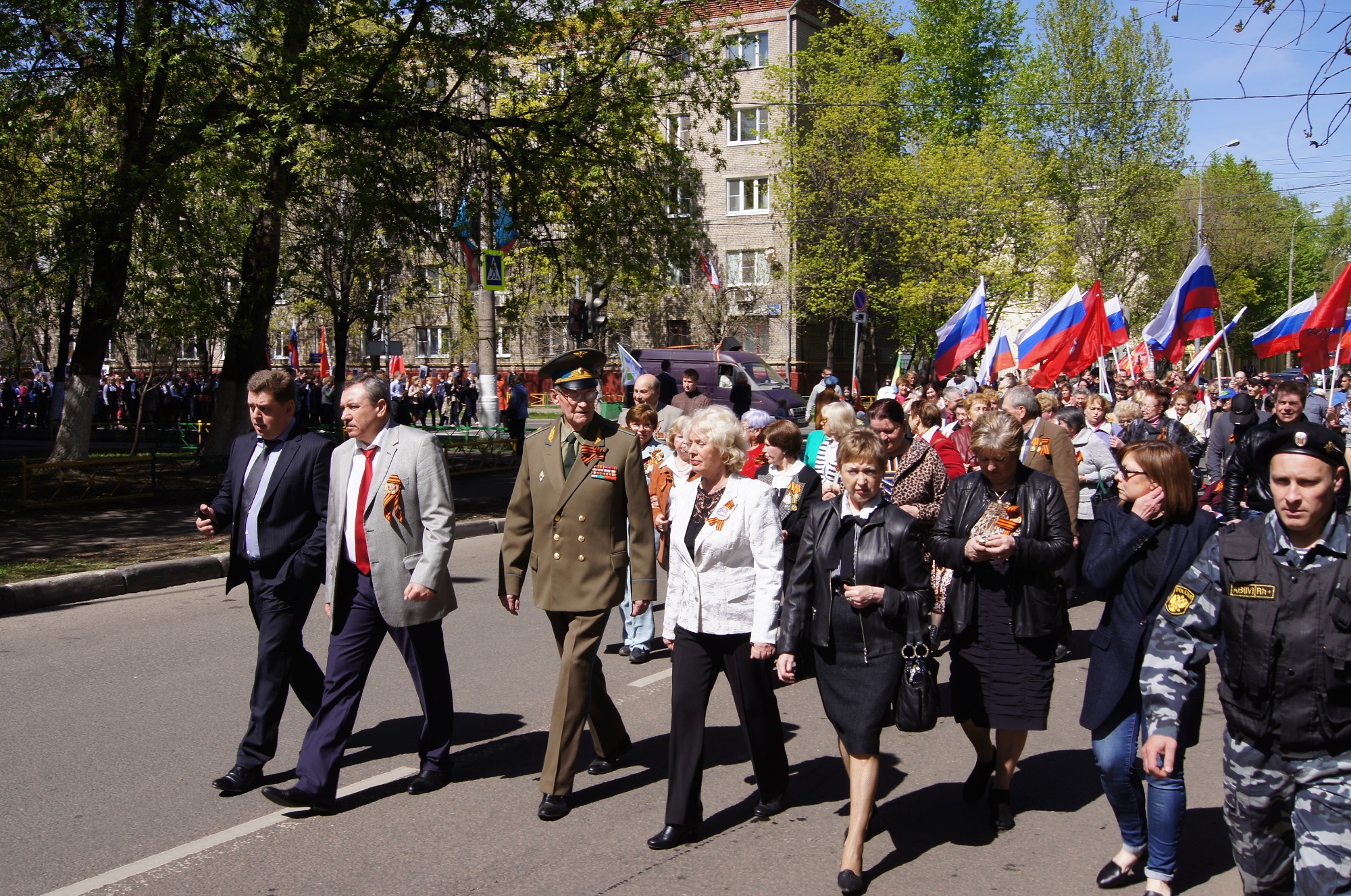 Шествие Победителей в районе Текстильщики 7.05.2015 г.