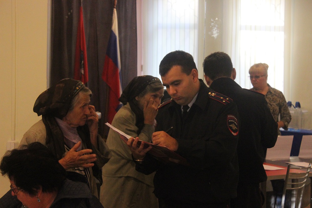 17 сентября 2014г. - Встреча главы управы с жителями района