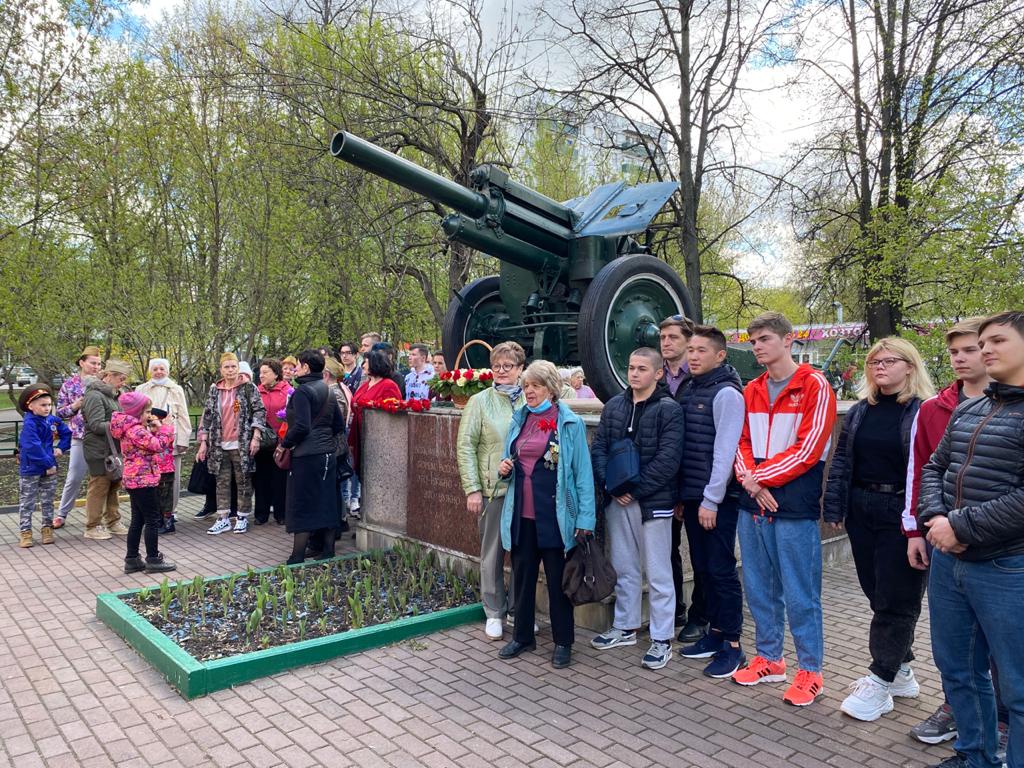 Акция «Цветы Победы» в честь 76-й годовщины победы в Великой Отечественной войне