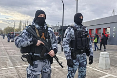 Охрану общественного порядка и безопасности граждан во время спортивных мероприятий обеспечили столичные росгвардейцы