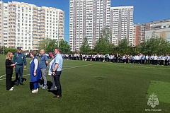 Действия при эвакуации из учебного заведения повторили со школьниками ЮВАО